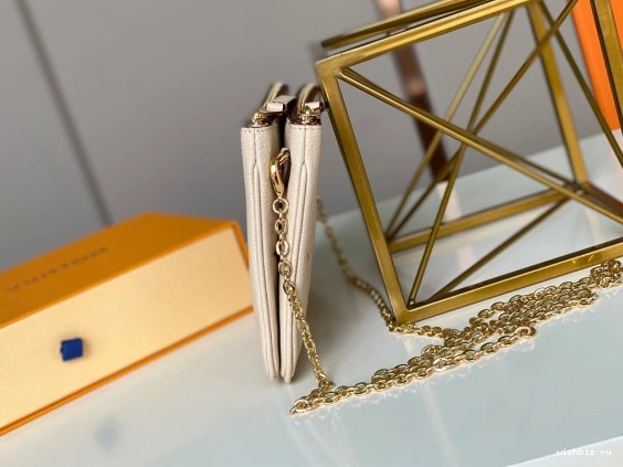 WIS ZIP LOUIS VUITTON DOUBLE POCHETTE 1018